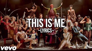 The Greatest Showman  This Is Me Lyric Video HD [upl. by Aenyl]