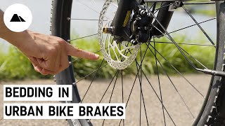 Canyon Service  How to bed in Urban Bike Brakes [upl. by Ennaeed]