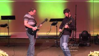 Christmas Guitar Duet from Harvest Church [upl. by Lewak]