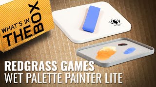 Unboxing Wet Palette  Painter Lite  RedGrass Games [upl. by Glarum]