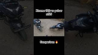 Xtreme 125r vs pulsar n125 Comparison🔥 xtreme125r viral shortsviral motovlog [upl. by Udale]