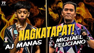 AJ MANAS vs MICHAEL FELICIANO  2024 LUSHAN OPEN [upl. by Stu]