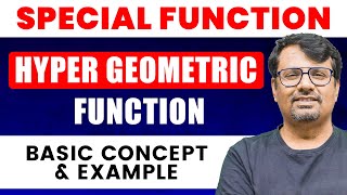 Hypergeometric function  Basic property and differentiation of Hypergeometric function by gp sir [upl. by Wershba]