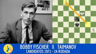 Candidatos  Fischer x Taimanov  Partida 02 [upl. by Maible163]