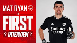 Welcome to The Arsenal Mat Ryan  First Interview [upl. by Kenwee106]