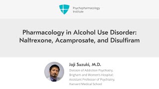 Pharmacology in Alcohol Use Disorder Naltrexone Acamprosate and Disulfiram [upl. by Neitsabes]