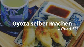 Gyoza selber machen  Schritt für Schritt Rezept  japanische Teigtaschen  30 Min Gyoza Rezept🖤 [upl. by Sharon]