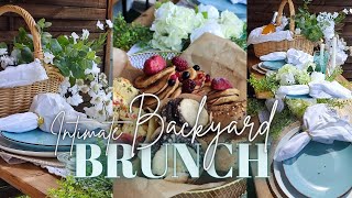 BACKYARD BRUNCH RECIPES  THE PERFECT BRUNCH IDEA  SUMMER TABLESCAPE IDEAS  DECORATE WITH ME [upl. by Arrik]