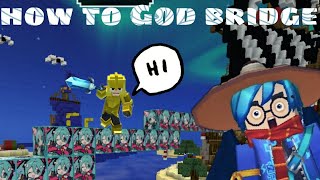 HOW TO GOD BRIDGE IN MOBILE BLOCKMAN GO   FULL WATCH THIS VIDEO [upl. by Annawad]