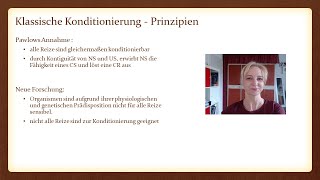 Lernpsychologie – Klassische Konditionierung 3– Psychologie Fernstudium IUBH [upl. by Craggie]