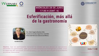 Webinar Esferificación más allá de la gastronomía [upl. by Lesirg]