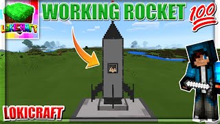 Made A Working Rocket In Lokicraft [upl. by Anav]