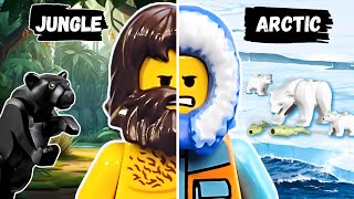 Lego Minifigure Vs Every Habitat [upl. by Carn]