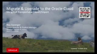 Full Transportable ExportImport into the DBaaS Cloud  Oracle 12c [upl. by Ydnas902]