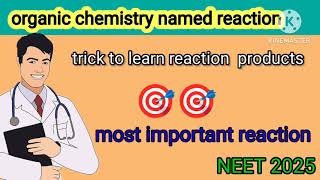 trick to learn named reaction named reaction trick neet2025 neet2024 [upl. by Suidaht983]