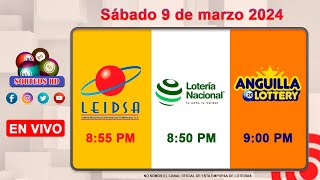 Lotería Nacional LEIDSA y Anguilla Lottery en Vivo 📺│Sábado 9 de marzo 2024  855 PM [upl. by Windzer501]