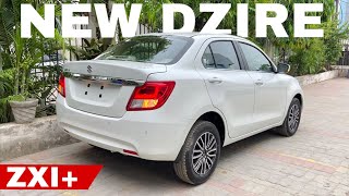 New DZIRE ZXI PLUS 2023 Model  Maruti Suzuki Dzire Top Model 2023 White Colour Review [upl. by Lonni]