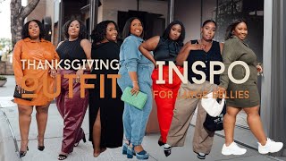 Plus Size Thanksgiving Outfit Ideas for Large Bellies  Plus Size Fashion  FROMHEADTOCURVE [upl. by Bywoods]