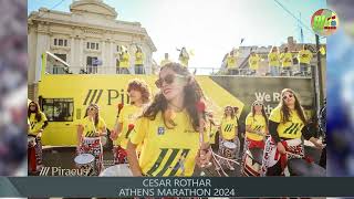 Delco Noticias Basavilbaso  Cesar Rothar  Athens Marathon 2024 [upl. by Edithe]