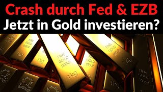 Inflation runter Rezessionsängste rauf dennoch bleiben Fed amp EZB hart  Goldpreis vor Rally [upl. by Ahsircal781]