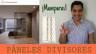 CÓMO Y POR QUÉ USAR MAMPARAS O PANELES DIVISORES  Separa tus espacios con esta idea  Deco Tip 15 [upl. by Rehprotsirhc988]