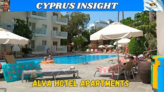 Alva Hotel Apartments Protars Cyprus 2024 FULL Tour Including Room [upl. by Meredeth245]