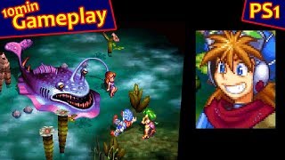 Grandia  PS1 Gameplay [upl. by Ellevel]