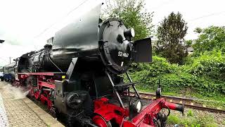 Historic Steam Train in Frankfurt [upl. by Berkly]