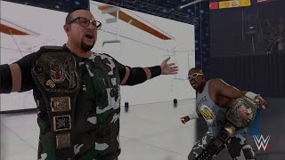 WWE 2K24 Triple Threat Tornado Tag Team Elimination Table Championship Match [upl. by Quirk]