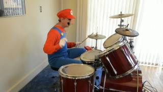 Super Mario on the drums by Howard Fields [upl. by Moyer]