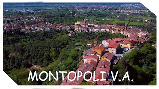 Montopoli val darno  Borgo Medievale  Pisa  4K Walking and Fly Tour 2024 medieval [upl. by Nathaniel]