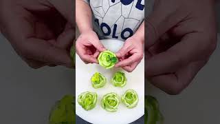 Creative Bok Choy Stem Decoration [upl. by Schwab986]