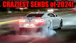 FAST MODIFIED CARS GO FULL SEND LEAVING INSANE CAR MEET How to PROPERLY SEND IT Leaving Car Meet [upl. by Nagud452]