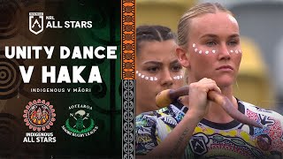 2024 NRLW All Stars  Unity Dance v Haka  Indigenous v Māori  PreMatch Ceremony [upl. by Jeremiah]