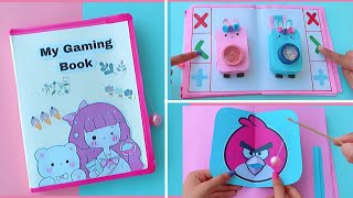 10 Paper Games in a book  DIY Cute Gaming Book  How to make paper gaming book  DIY Paper games [upl. by Kelby]