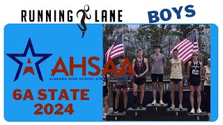 6A Boys AHSAA State 2024  Drone and Finish Line [upl. by Karl962]