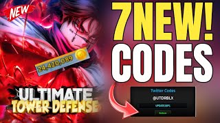 ⚠️ ALL New ⚠️ ULTIMATE TOWER DEFENSE CODES 2024  ROBLOX ULTIMATE TOWER DEFENSE CODES 2024 [upl. by Felike]