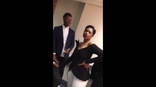 Avery Wilson  Song For You with Jennifer Hudson Live Backstage at Tribeca Film Festival Premiere [upl. by Aber]