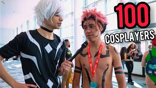 Interviewing 100 Cosplayers What Is The Best Anime [upl. by Novonod64]