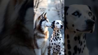 Siberian Husky and Dalmatian siberianhusky dalmatian dalusky hybrid [upl. by Asimaj428]