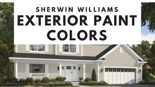 Best Sherwin Williams Exterior Paint Colors [upl. by Dorita703]