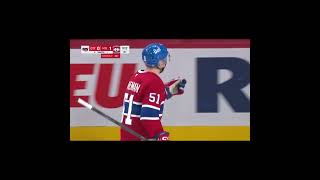 Emil Heineman  first NHL goal  Montréal Canadiens firstnhlgoal nhlgoalies classicnhl nhl [upl. by Fennelly]