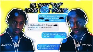 LIL TJAY quotFNquot LYRIC TEXT PRANK ON MIDDLE SCHOOL BULLY [upl. by Noble]