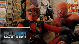 FAIL ARMY  REACTION SPANDEX  WITH SPIDERMAN AND DEADPOOL [upl. by Aibar]