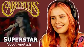 Vocal CoachArranger Reacts to CARPENTERS  “SUPERSTAR” Analysis of the most classy band ever [upl. by Tol]