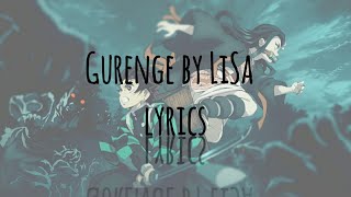 Demon Slayer Kimetsu no Yaiba Opening Full with lyrics LiSA  Gurenge [upl. by Kendal178]