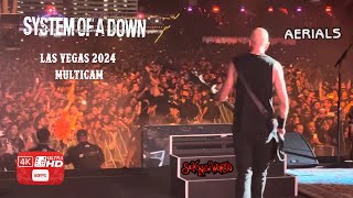 System Of A Down  Aerials Multicam Sick New World Las Vegas 2024 4K Ultra HD Quality  60 FPS [upl. by Anaerol]