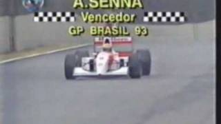 Ayrton Senna  Victory in Brazil [upl. by Hynda979]