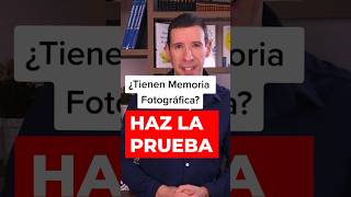 HAZ la Prueba ¿Tienes Memoria Fotográfica [upl. by Ahern]