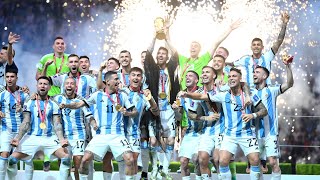 Argentina and Lionel Messi are crowned World Cup champions [upl. by Reh]